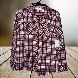 Croft & Barrow Plaid Button up Flannel